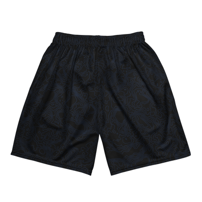 Blue Terrain Unisex mesh shorts