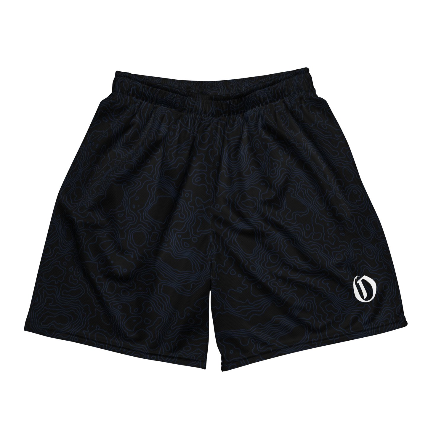 Blue Terrain Unisex mesh shorts