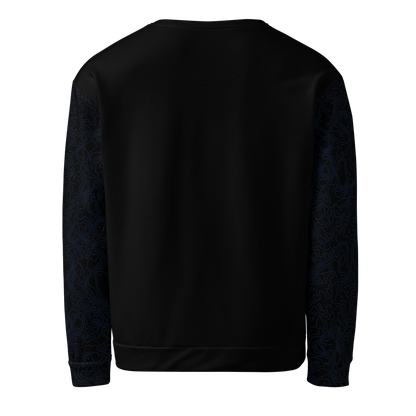 Unisex Blue terrain Sweatshirt