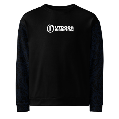 Unisex Blue terrain Sweatshirt