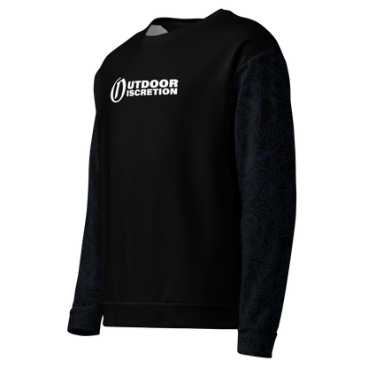 Unisex Blue terrain Sweatshirt