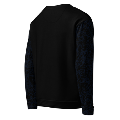 Unisex Blue terrain Sweatshirt