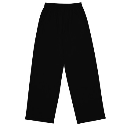 Black wide-leg pants