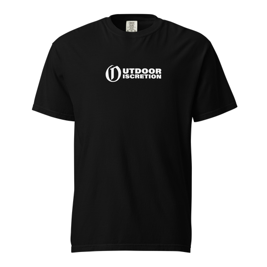 Outdoor discretion logo heavyweight t-shirt