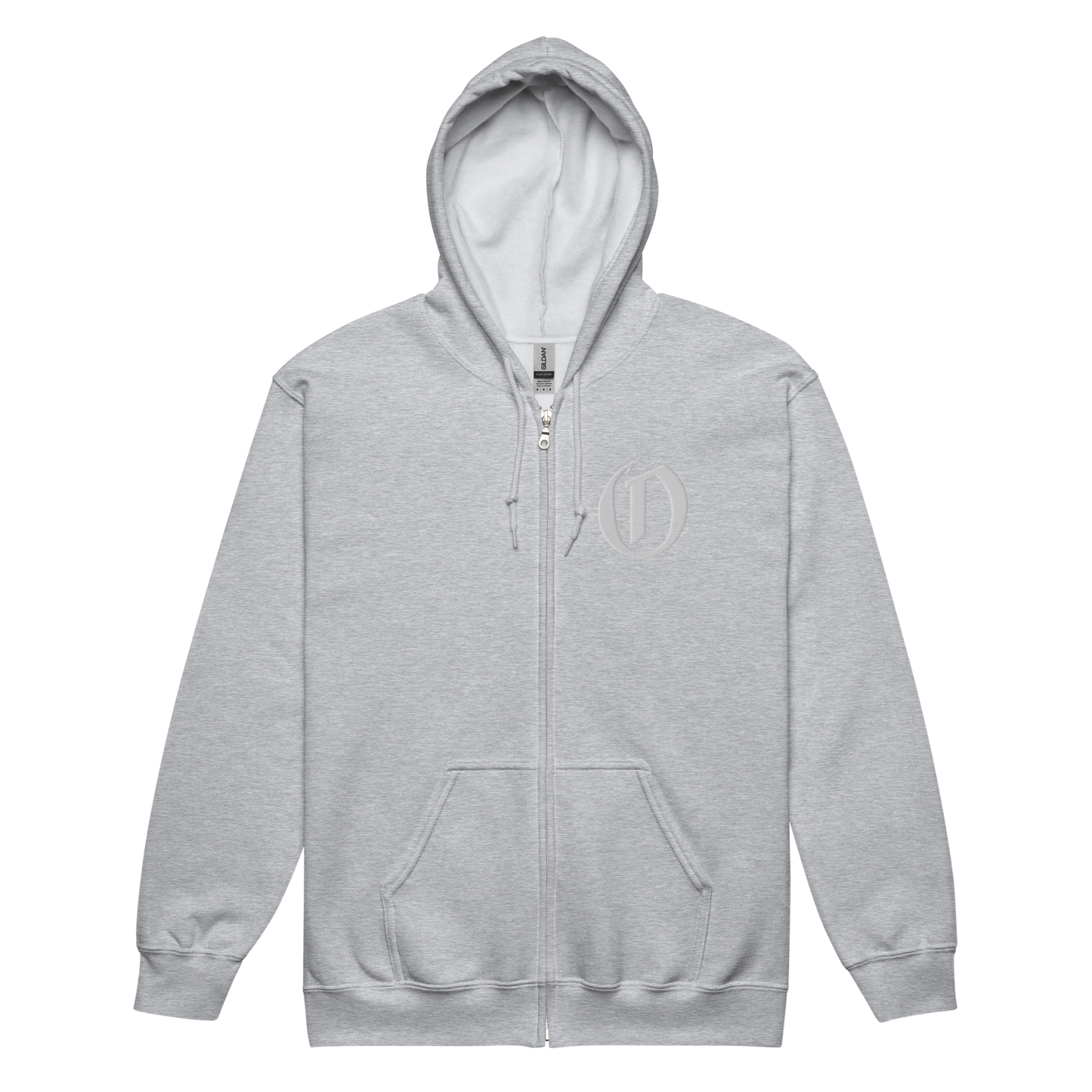 Unisex heavy weight zip hoodie